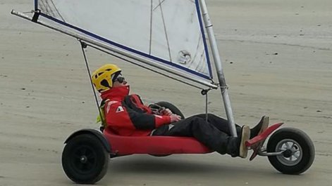 Char à voile en Baie de Quiberon