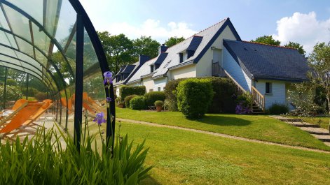 bed and breakfast with covered swimming pool